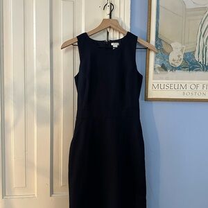 J. Crew Elegant Navy Midi Dress